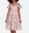 Mona Tiered Chiffon Dress