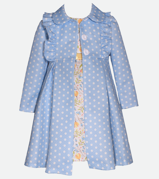 Bonnie jean coat 2024 and dress set