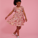 Maeve Floral Knit Dress with Scrunchies