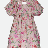 Mary Floral Dress with Purse