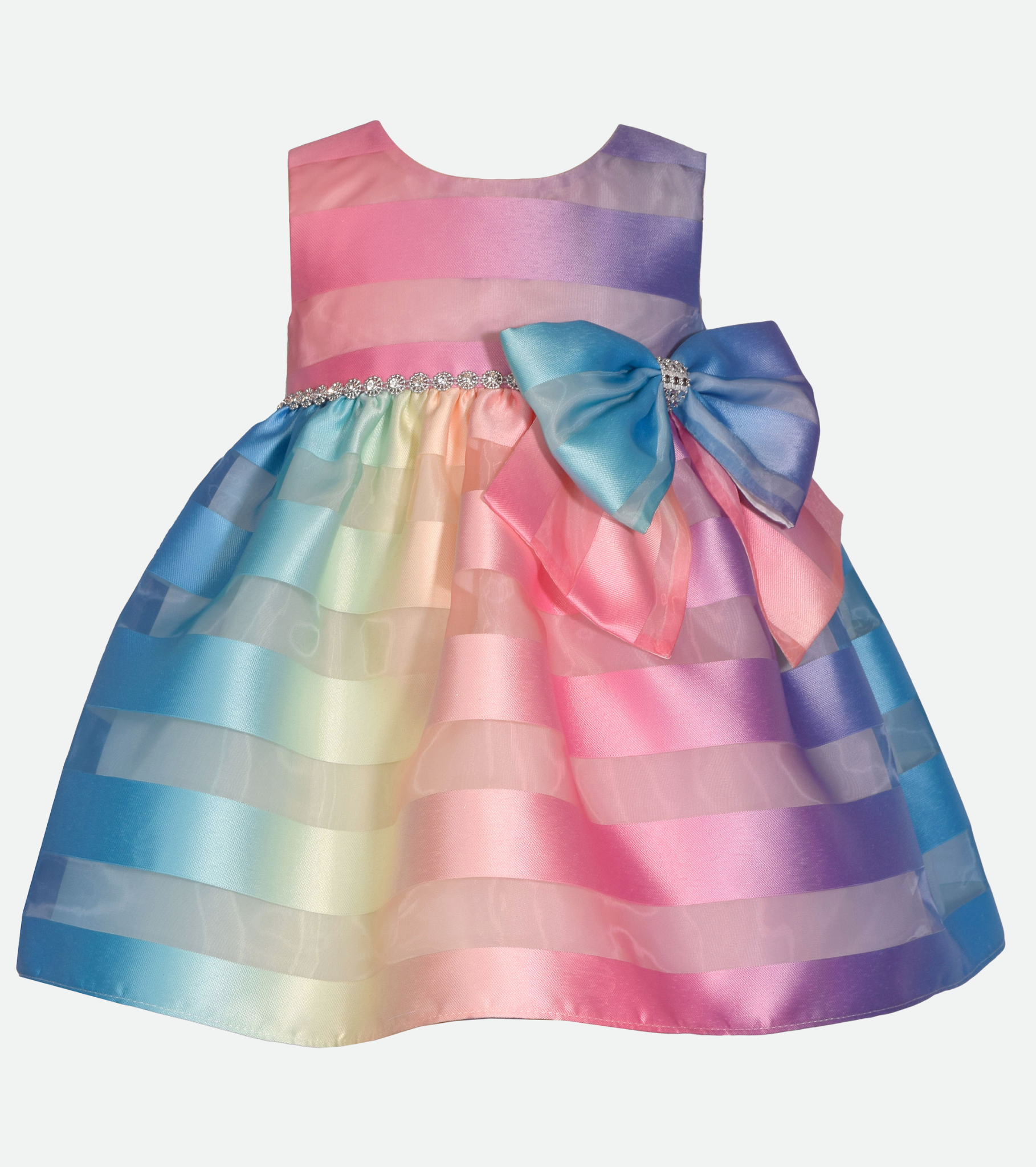 matching sister dress rainbow party dress for baby girl 