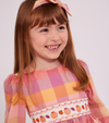 Autumn Smocked Dress with Headband