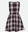 Anna Plaid Cardigan Dress