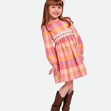 Autumn Smocked Dress with Headband