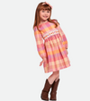 Autumn Smocked Dress with Headband