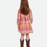 Autumn Smocked Dress with Headband