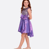 Brianna Sequin Taffeta Party Dress