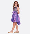 Brianna Sequin Taffeta Party Dress