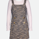 Tween girls tween jumper dress with matching sweater set