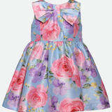 ROSE PRINT PARTY DRESS FOR BABY GIRL floral party dress 