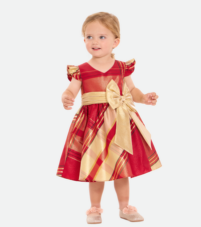 Sabrina Plaid Holiday Dress