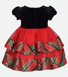 Mona Tiered Plaid Dress