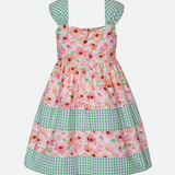 Bea Floral Party Dress with Hat