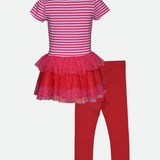 Valentine Ballerina Legging Set