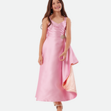 Aubrey Two-Tone Cascade Gown