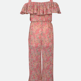 Eliza Pleated Floral Jumpsuit