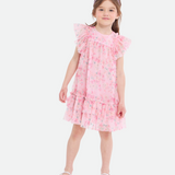 Thea Tiered Flutter Dress