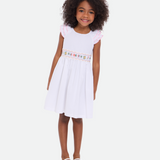 Paige Smocked Flutter Sleeve Dress