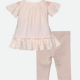 Lina Smocked Bunny Legging Set