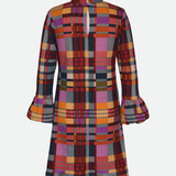 Edie Plaid Dress with Crossbody Bag