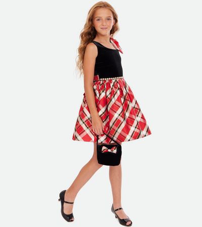 Elsie Party Dress with Bag