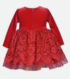 Diana Red Lace Party Dress