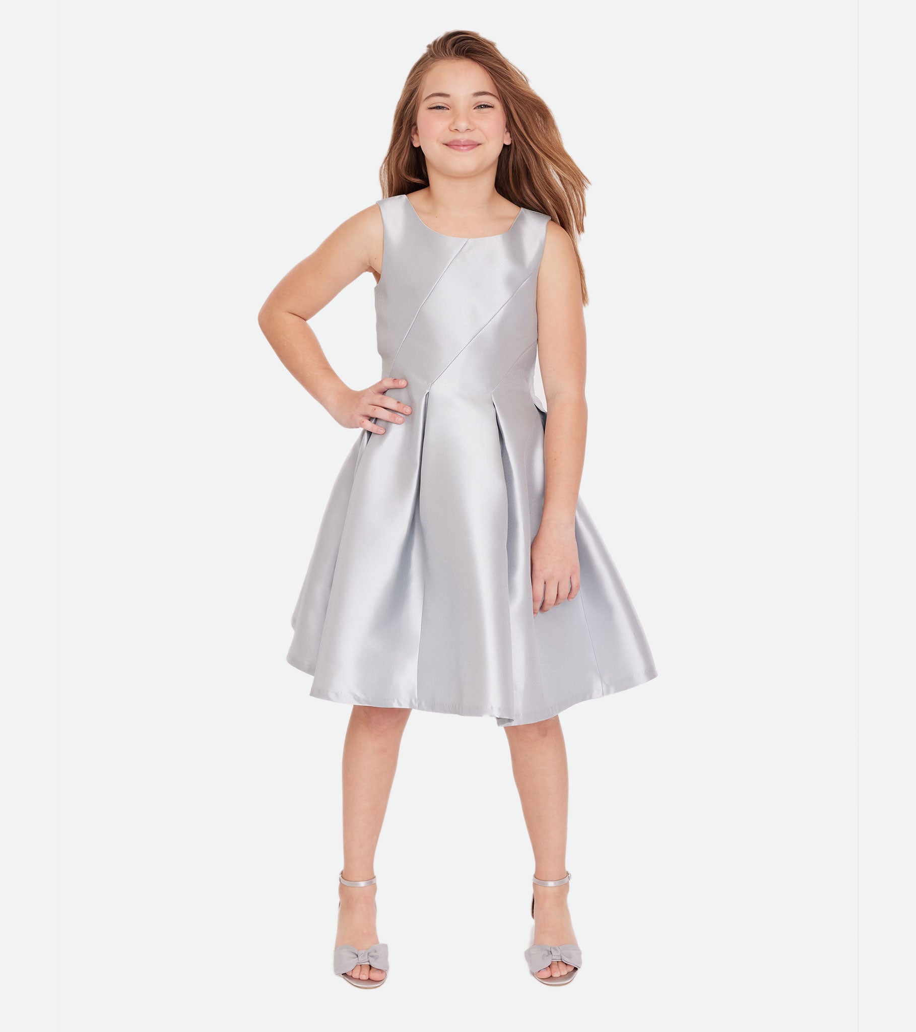 Silver Dress for Teenage Girls